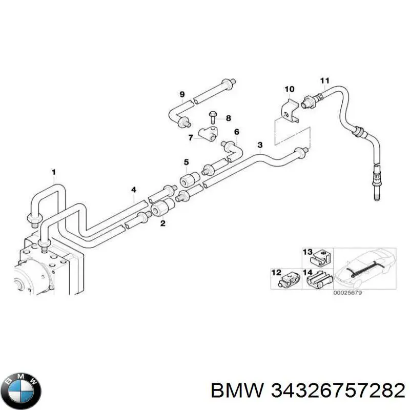  BMW 34326757282 ціна, від 6.16 USD