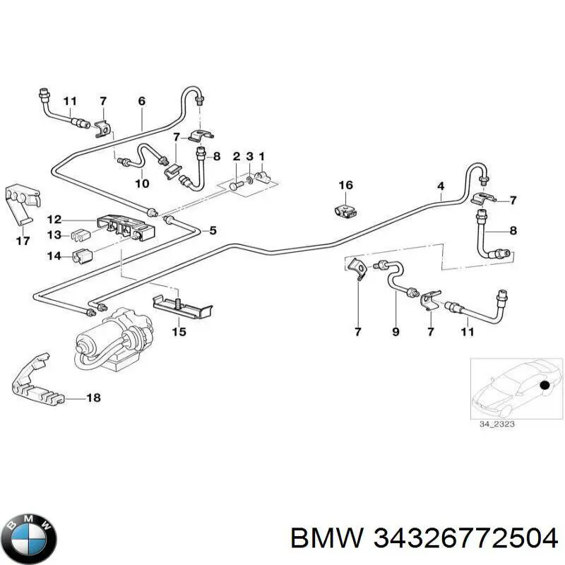  BMW 34326772504 ціна, від 16.47 USD