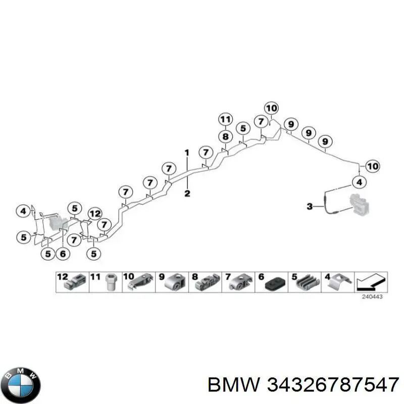 Купити 34326787547 BMW 
