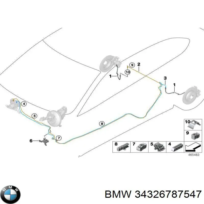  BMW 34326787547 ціна, від 25.34 USD