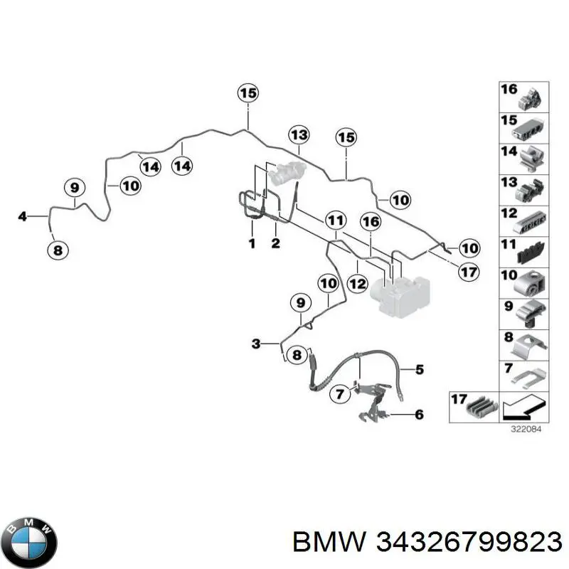  BMW 34326799823 ціна, від 6.33 USD