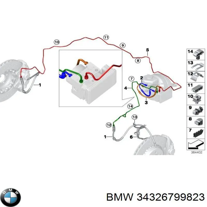 34326799823 BMW 