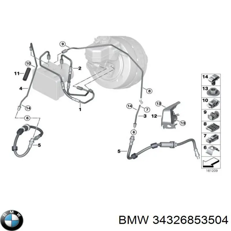  BMW 34326853504 ціна, від 6.08 USD