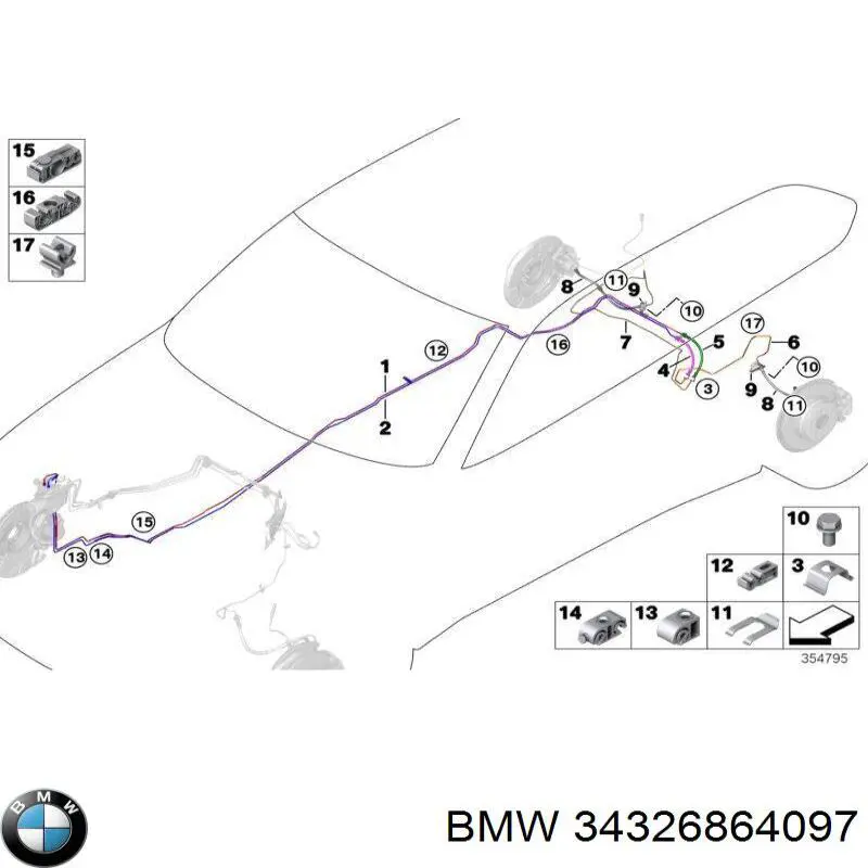  BMW 34326864097 ціна, від 16.47 USD