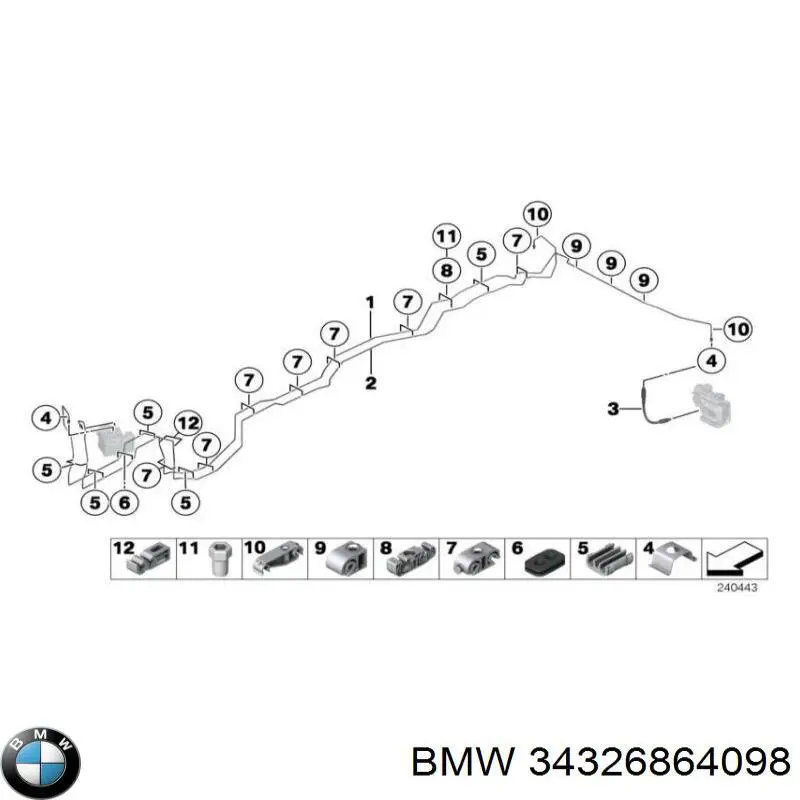  BMW 34326864098 ціна, від 17.61 USD