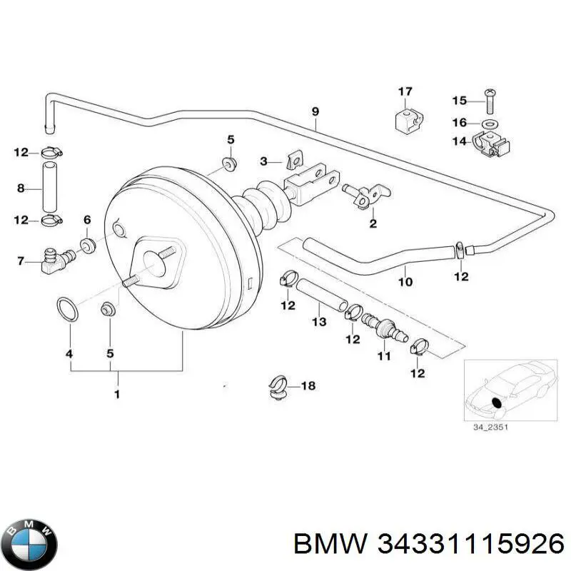 34331115908 BMW 