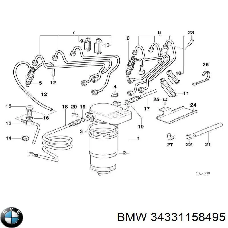  34331158495 BMW