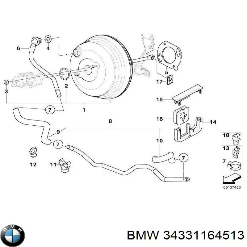  BMW 34331164513 ціна, від 6.33 USD