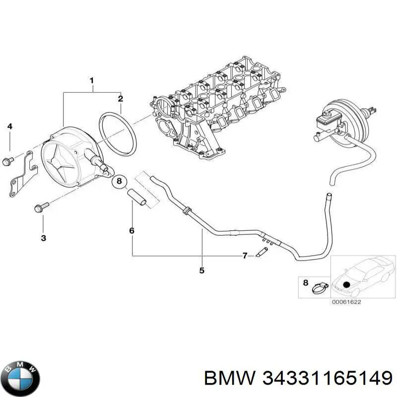  BMW 34331165149 ціна, від 34.40 USD