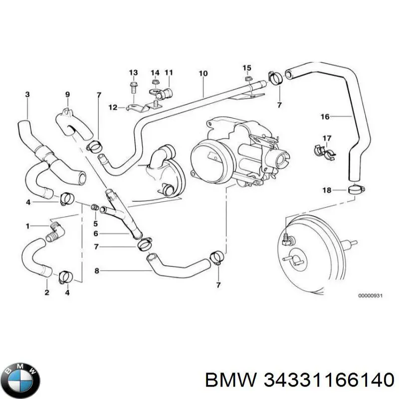 Купити 34331166140 BMW 