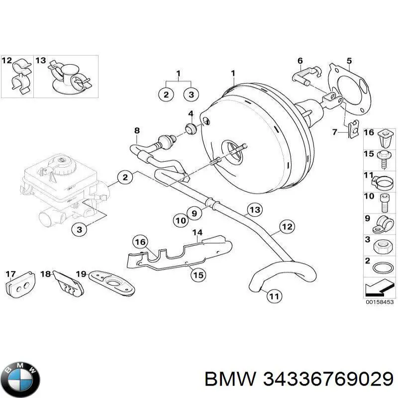 34336769029 BMW Насос вакуумний