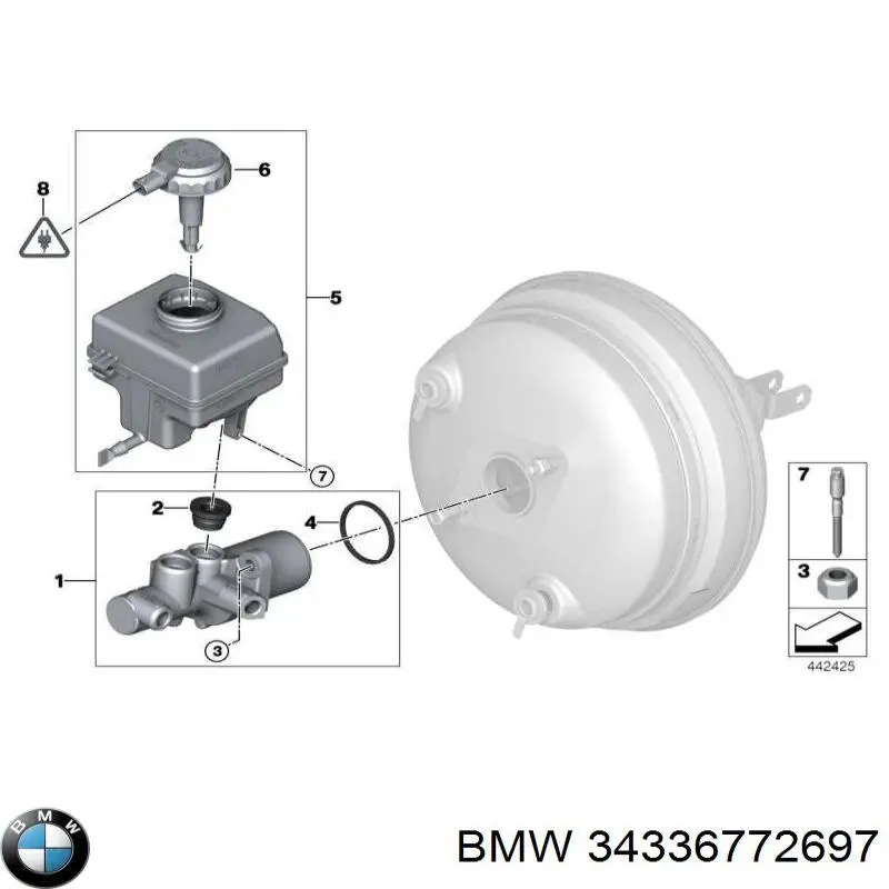 Купити 34336772697 BMW Кришка бачка головного гальмівного циліндру