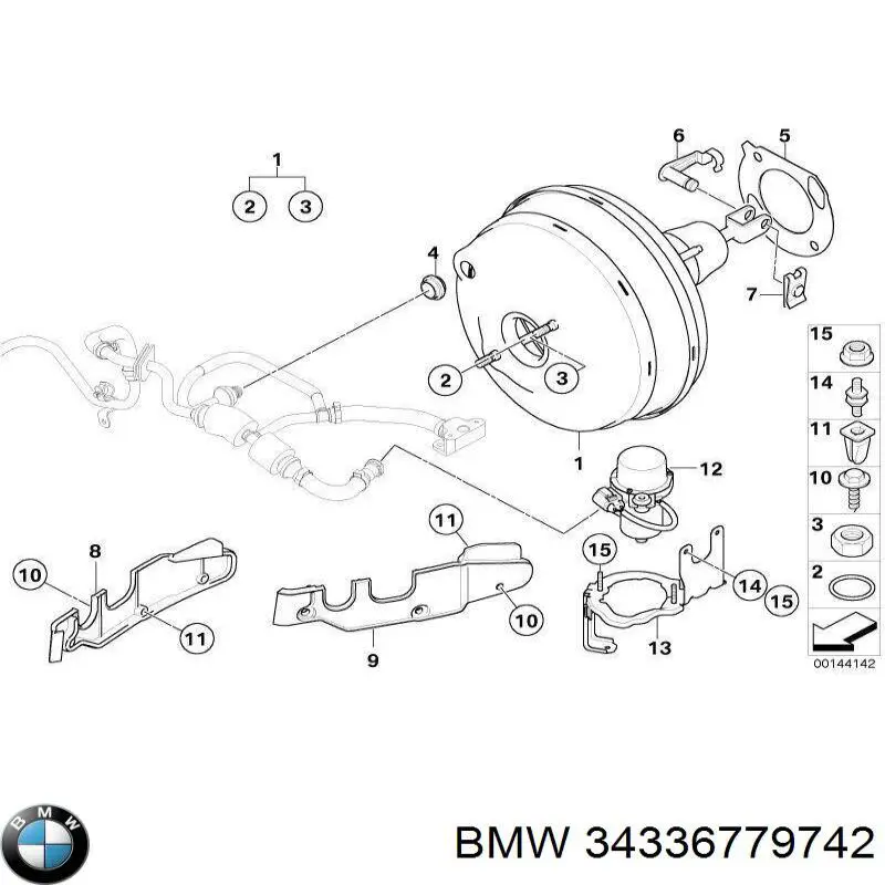 Купити Підсилювач гальм BMW 5  E60