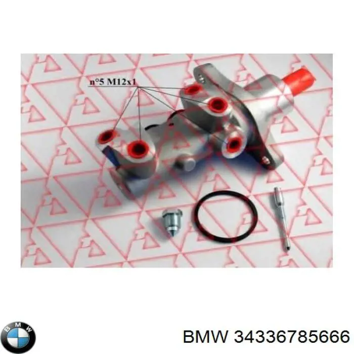 34336785666 BMW Циліндр гальмівний, головний