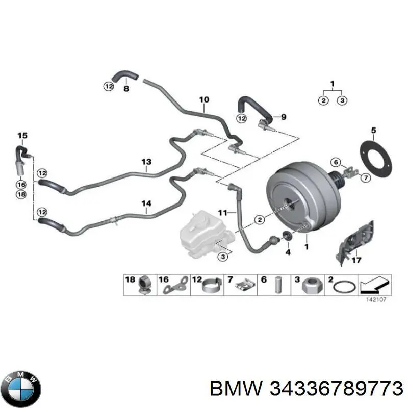 Купити Підсилювач гальм BMW 3  E92