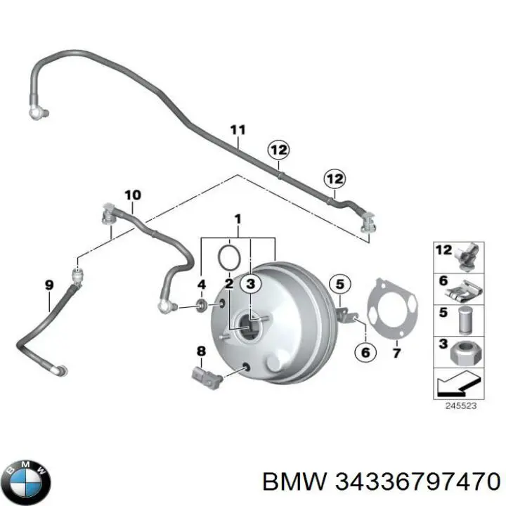 Вакуумника на BMW X3 (F25)