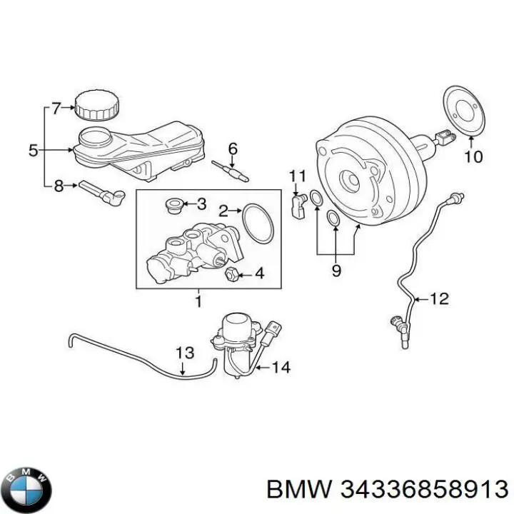 Купити 34336858913 BMW ВПГ
