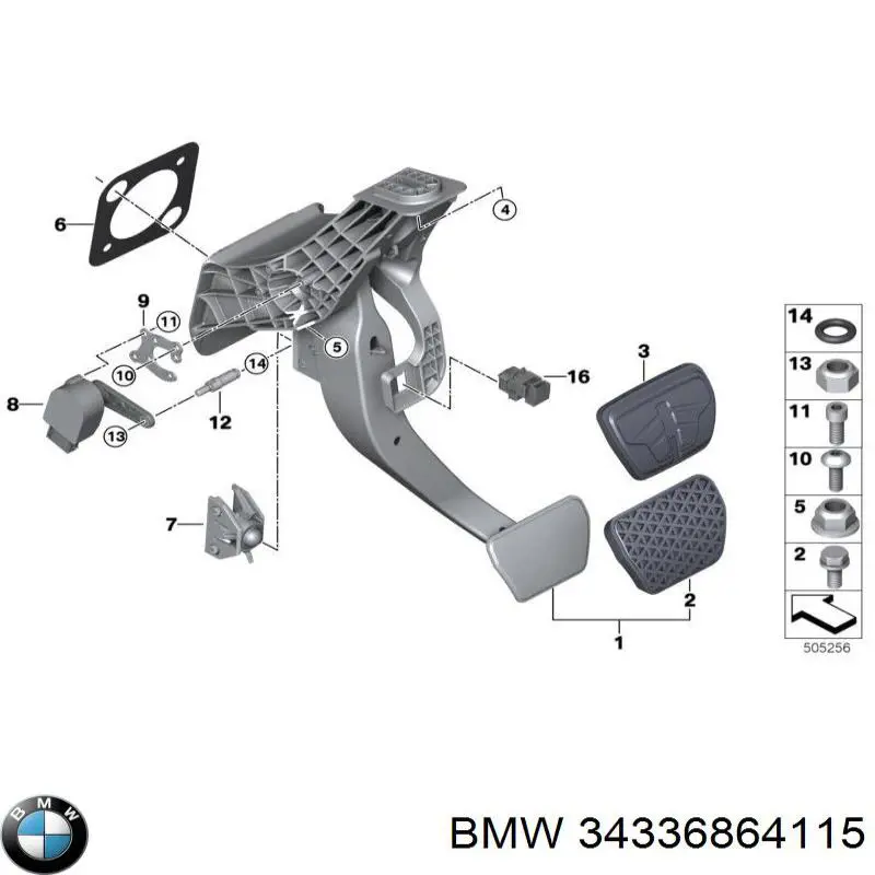  BMW 34336864115 ціна, від 4.47 USD