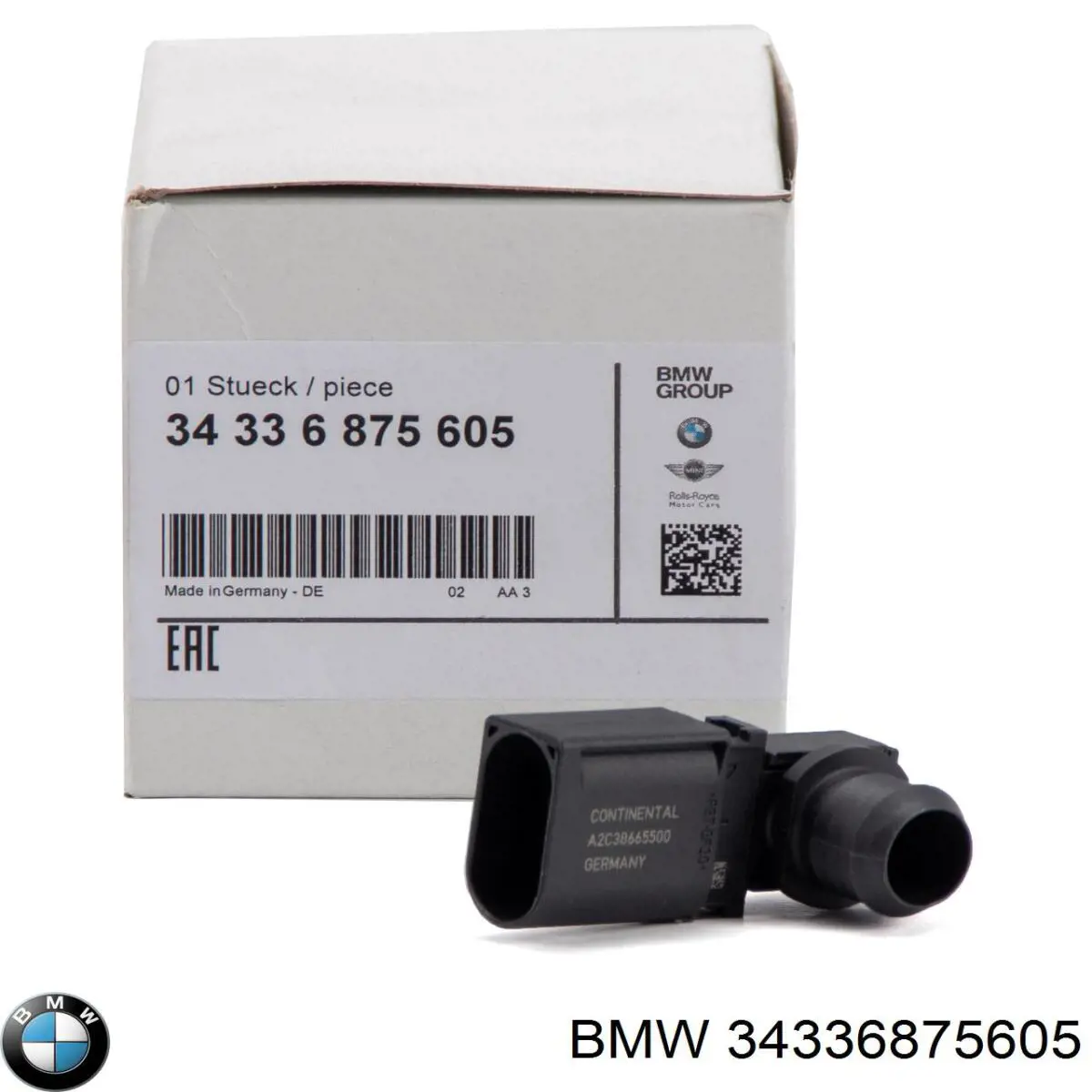 Датчик тиску пневматичної гальмівної системи 34336875605 BMW