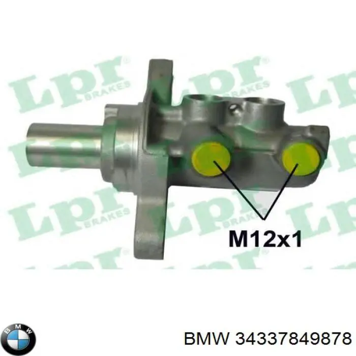 Циліндр головний гальма (Гідротормоз) BMW 34337849878 ціна, від 94.21 USD