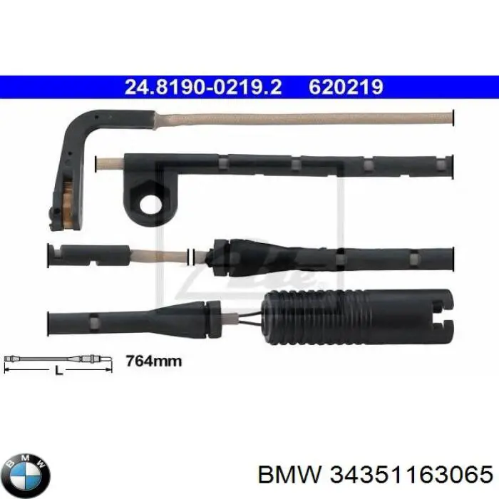 34351163065 BMW Сенсор зносу