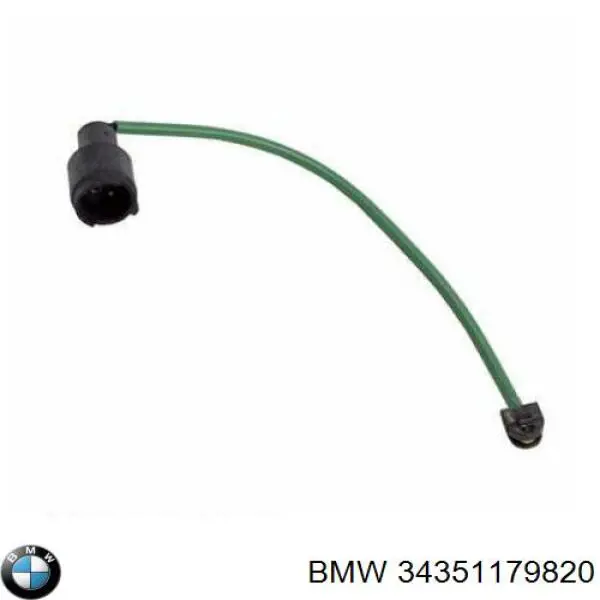 34351179820 BMW Датчик зносу гальмівних колодок, задній