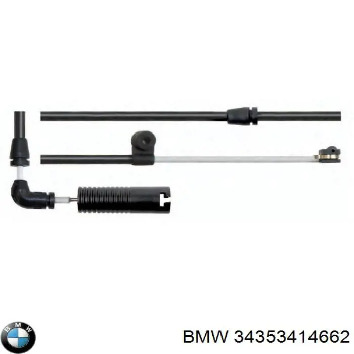 Датчик зносу гальмівних колодок, передній BMW 34353414662 ціна, від 6.27 USD