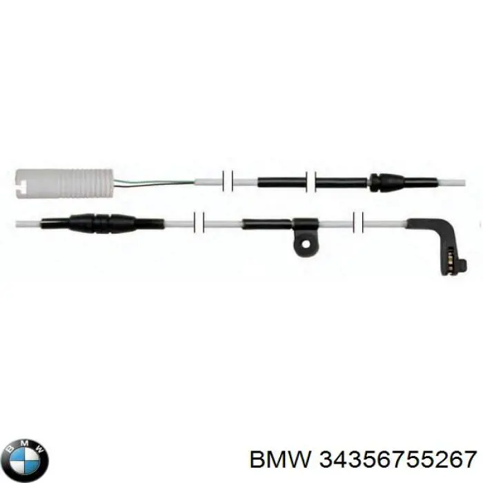 Купити 34356755267 BMW Датчик зносу гальмівних колодок, задній