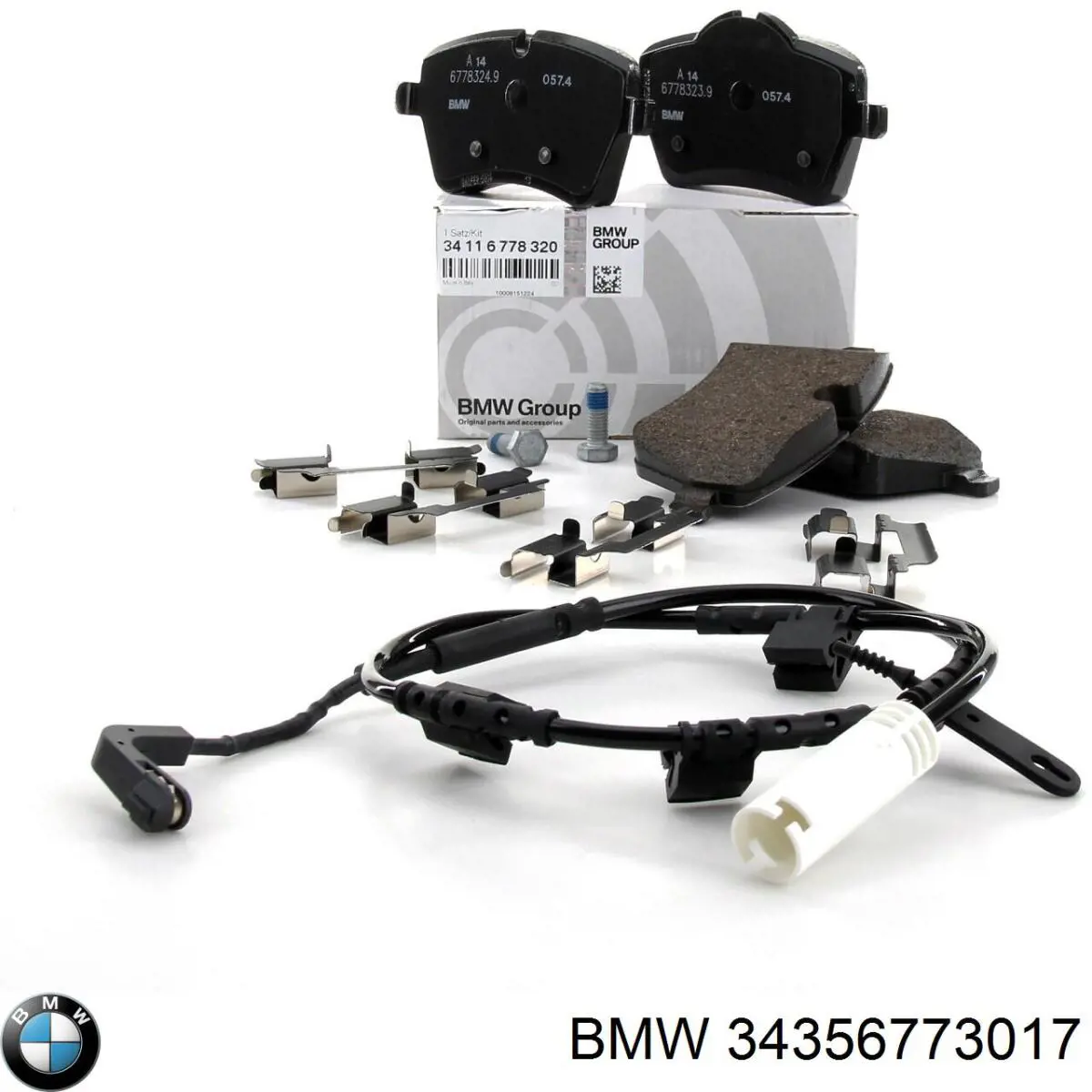 34356773017 BMW Датчик зносу гальмівних колодок