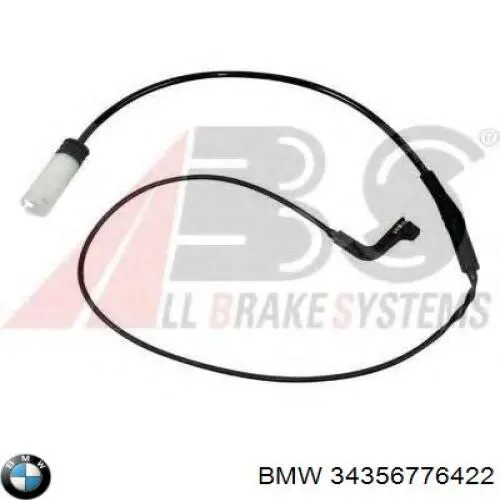 Датчик зносу гальмівних колодок, задній 34356776422 BMW