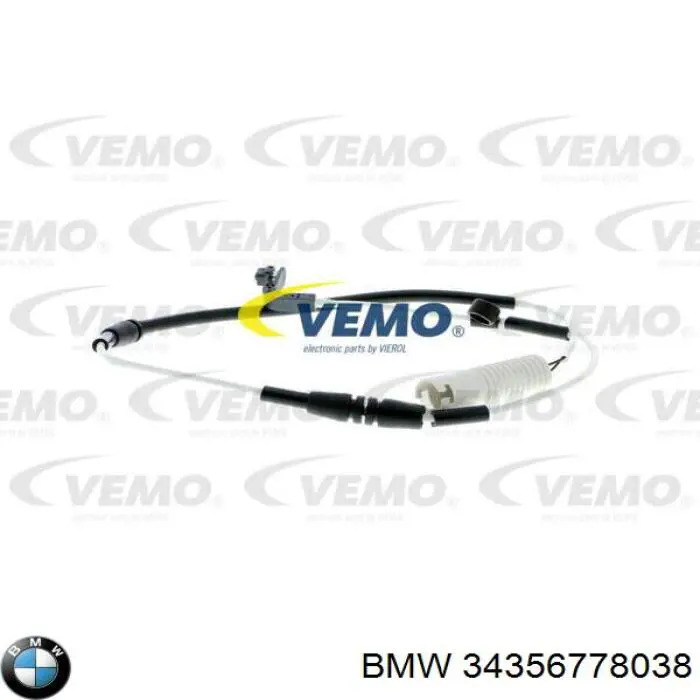 Датчик зносу гальмівних колодок, задній 34356778038 BMW