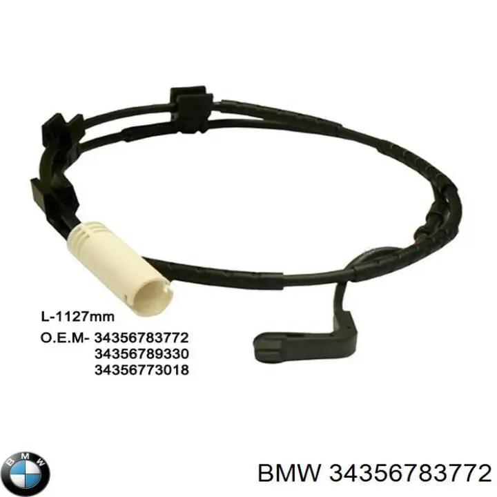 Купити 34356783772 BMW Датчик зносу гальмівних колодок, задній