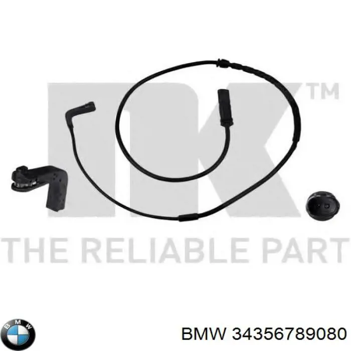 Датчик зносу гальмівних колодок, передній лівий BMW 34356789080 ціна, від 8.07 USD