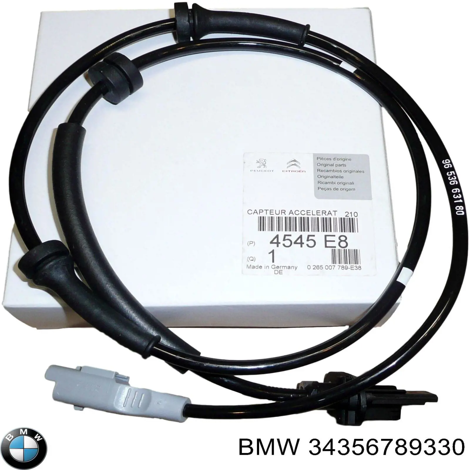 Датчик зносу гальмівних колодок, задній BMW 34356789330 ціна, від 10.54 USD