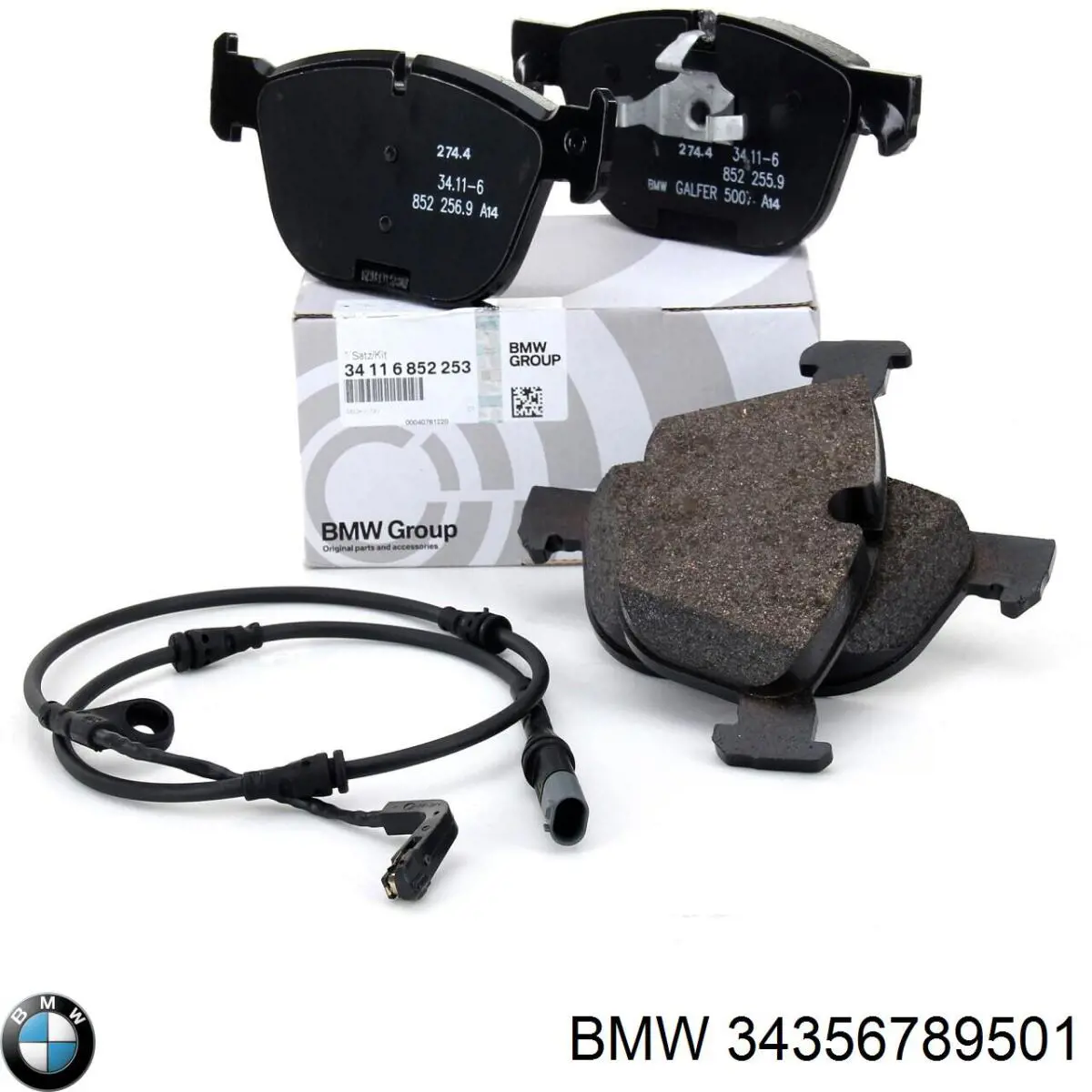 Датчик зносу гальмівних колодок, передній 34356789501 BMW