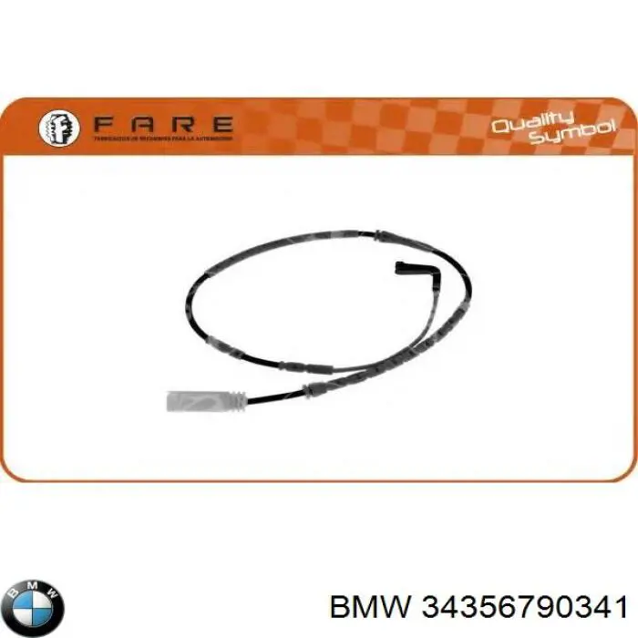 Датчик зносу гальмівних колодок, задній BMW 34356790341 ціна, від 10.68 USD