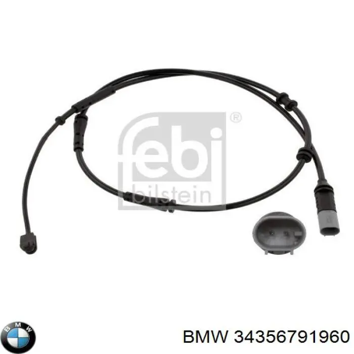 Купити 34356791960 BMW Датчик зносу гальмівних колодок, задній