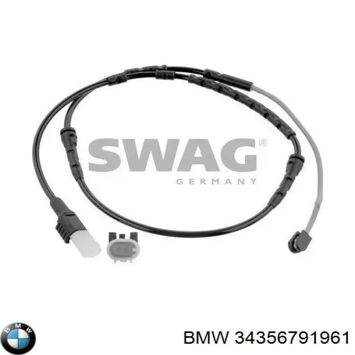 Датчик зносу гальмівних колодок, задній 34356791961 BMW