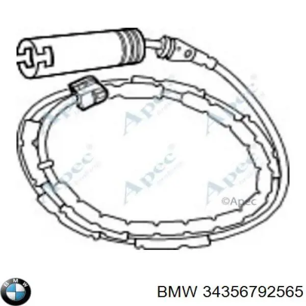 34356792565 BMW Сигналізатор знос гальмівних колодок