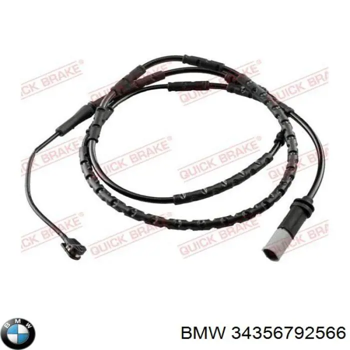 34356792566 BMW Датчик зносу гальмівних колодок, задній