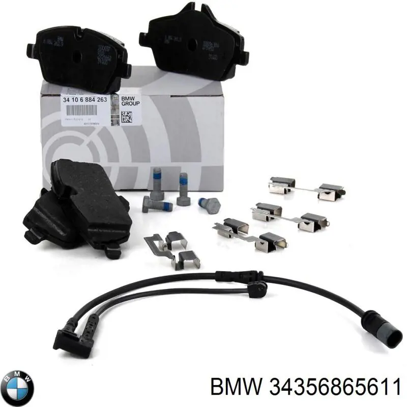 34356865611 BMW Датчик зносу гальмівних колодок