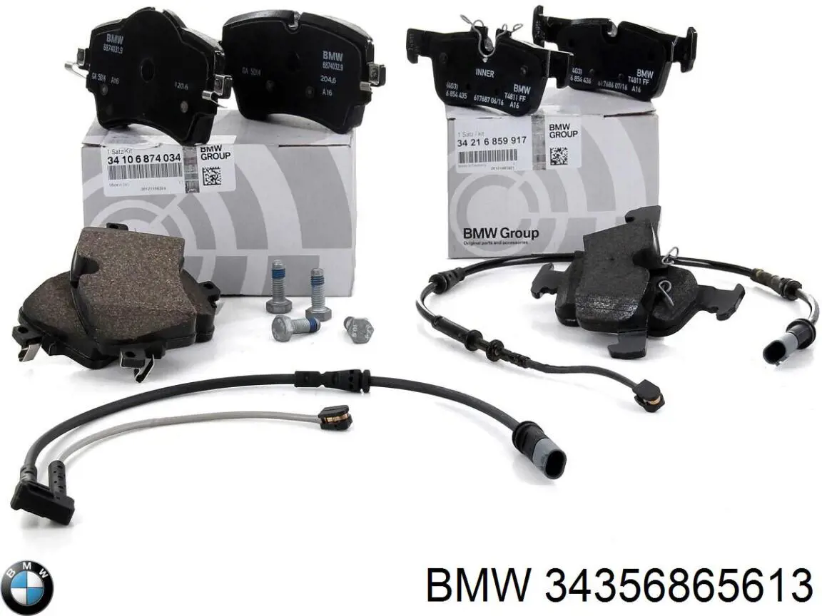 Купити 34356865613 BMW Датчик зносу гальмівних колодок, передній лівий