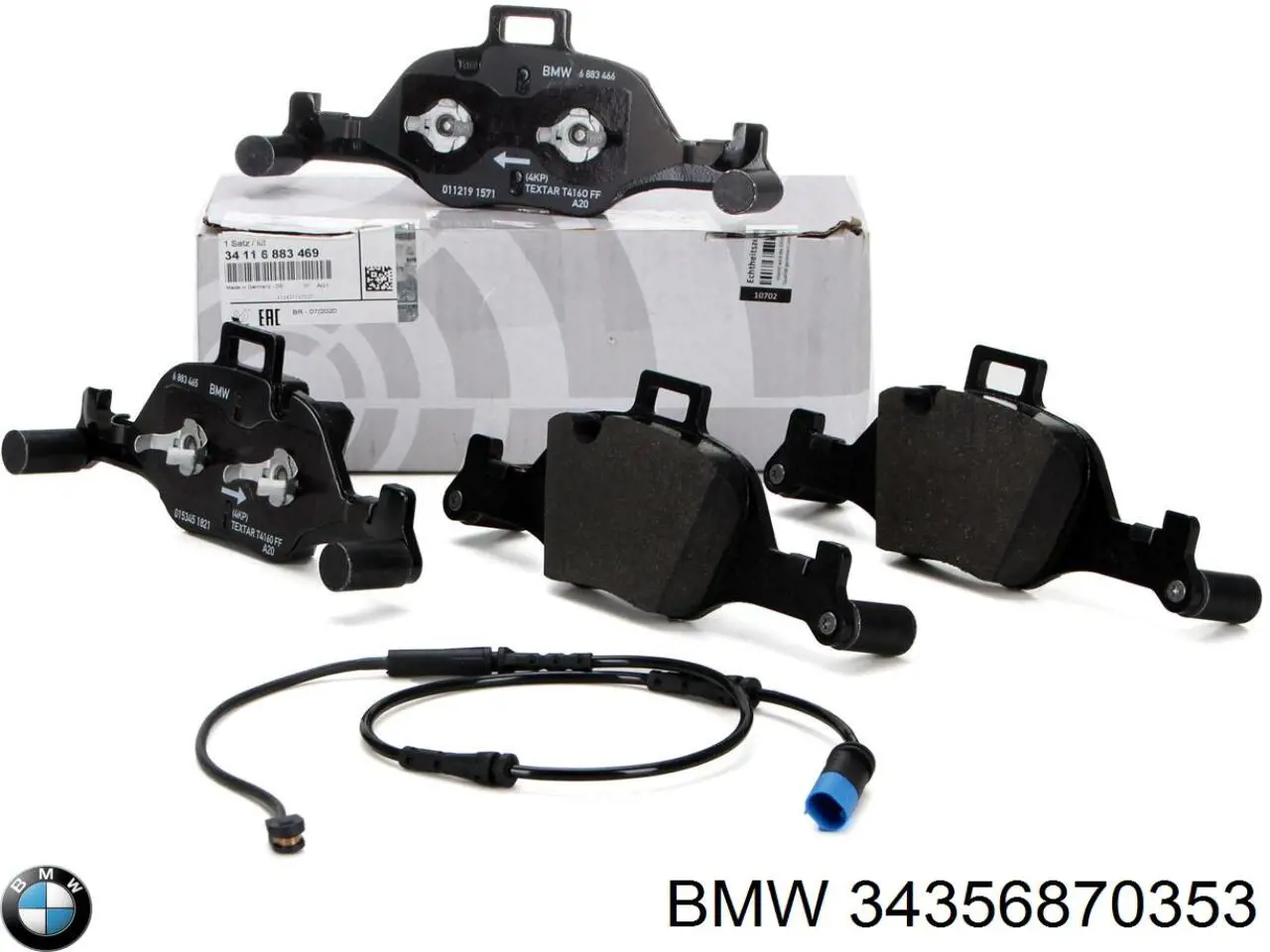 Сигналізатор знос гальмівних колодок BMW 34356870353 ціна, від 21.14 USD