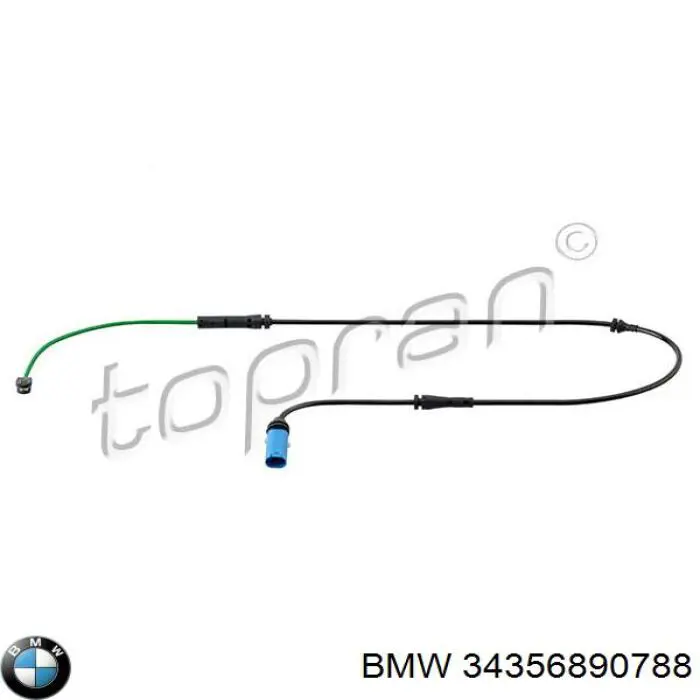 Датчик зносу колодок BMW 34356890788 ціна, від 34.56 USD