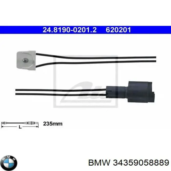 Купити 34359058889 BMW Датчик зносу гальмівних колодок