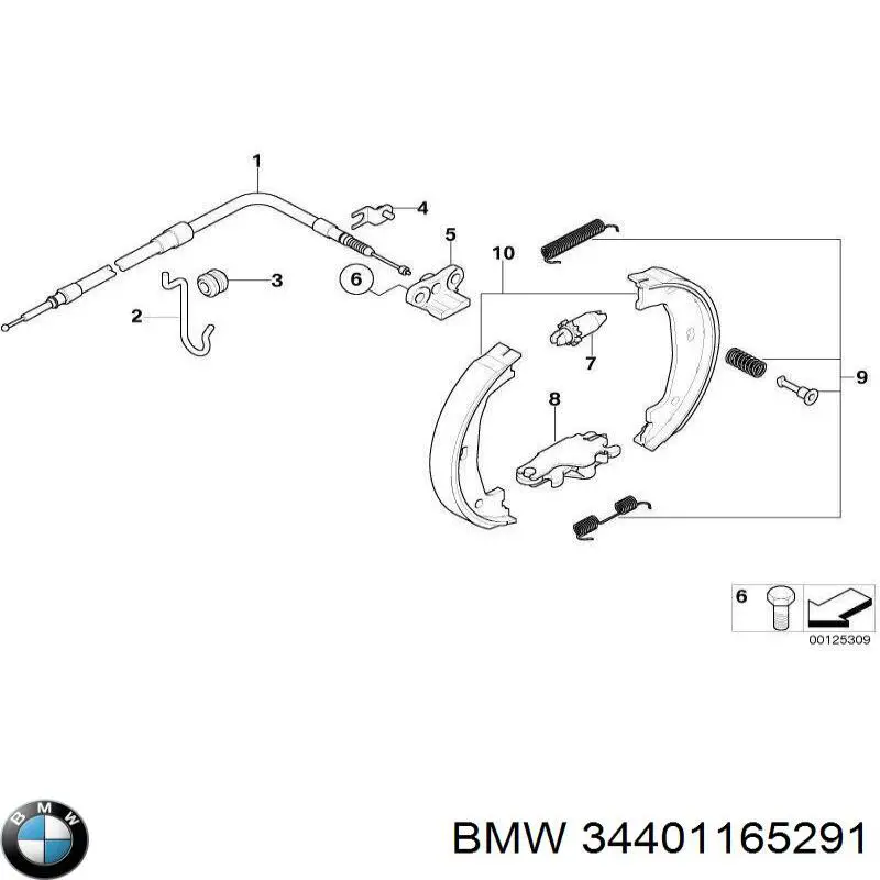  BMW 34401165291 ціна, від 2.81 USD