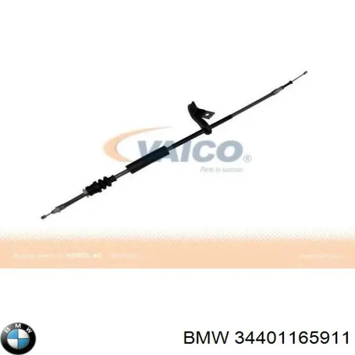 34401165911 BMW Трос стоянкового гальма задній правий