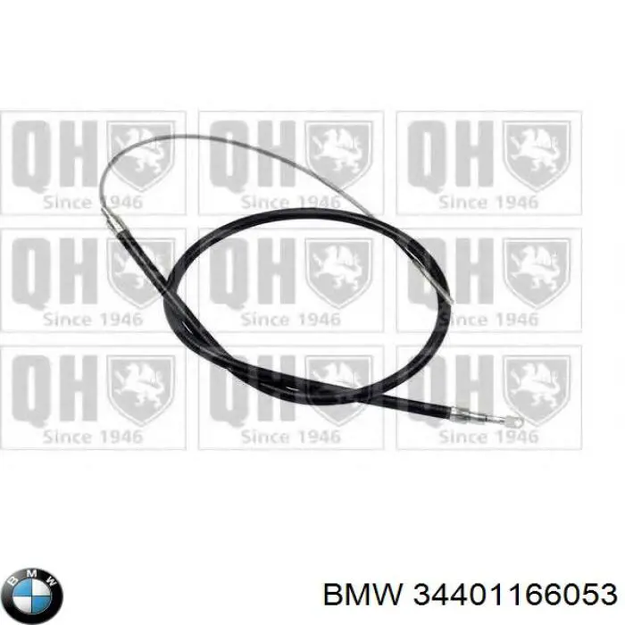Купити 34401166053 BMW Трос ручного гальма передній