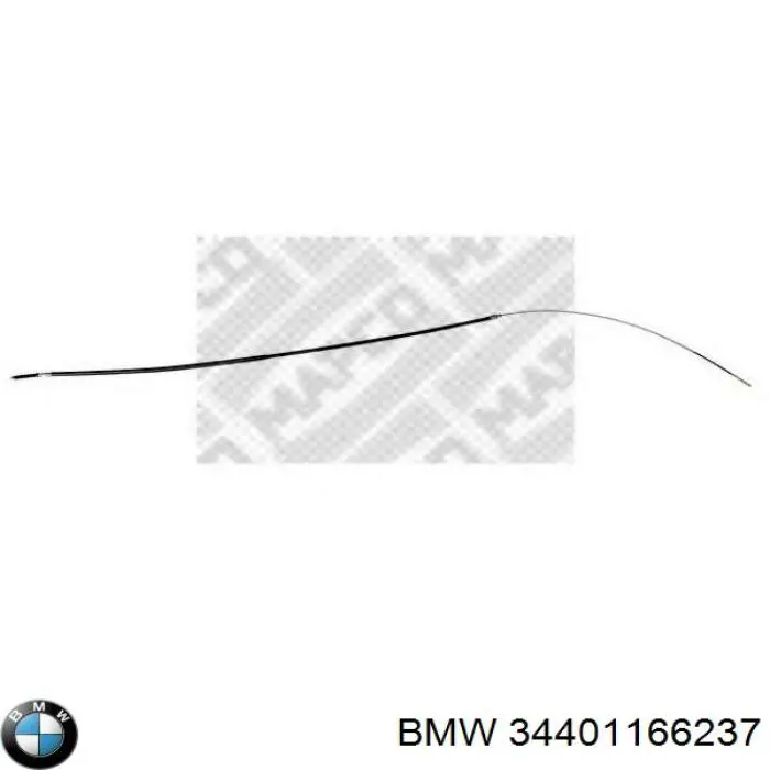 Трос ручника задній правий BMW 34401166237