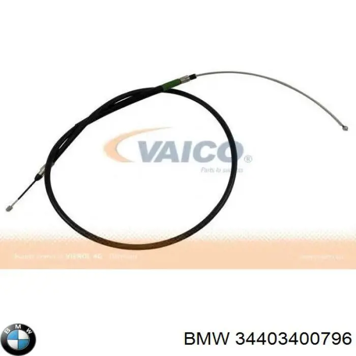 34403400796 BMW Трос ручника задній правий